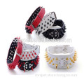Stylish Colorful Spikes Spiked Leather Dog Collar Hunting pet Dog Collars